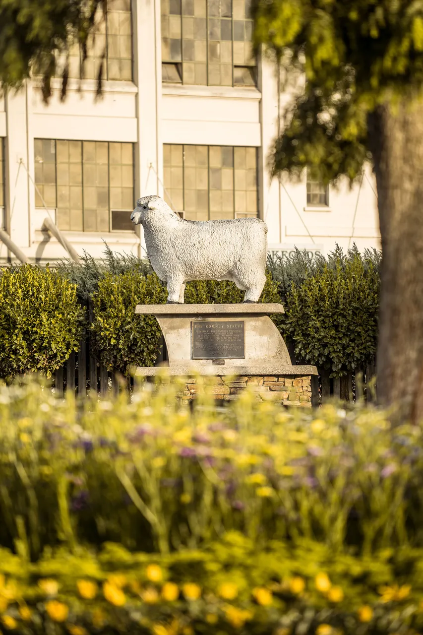 The Romney Statue