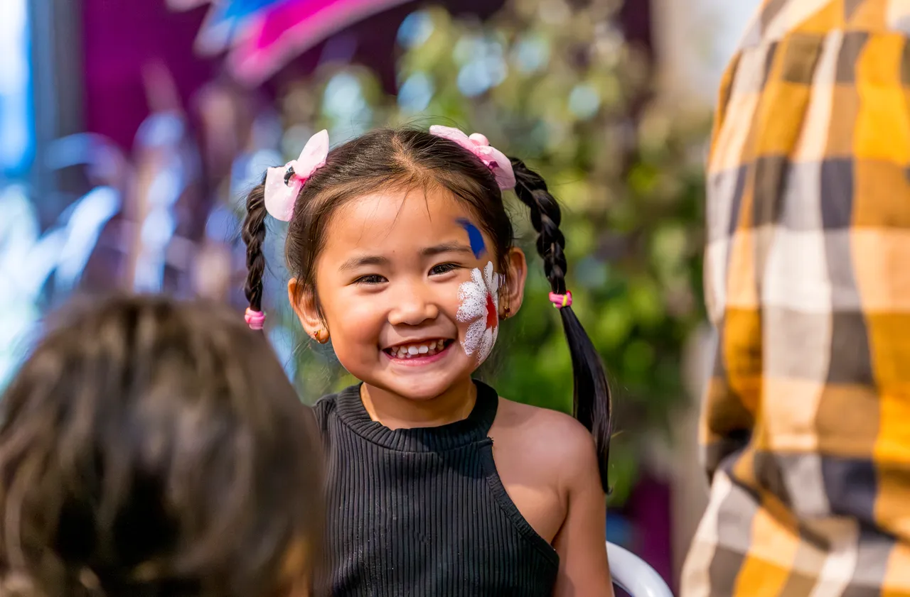 child smiling