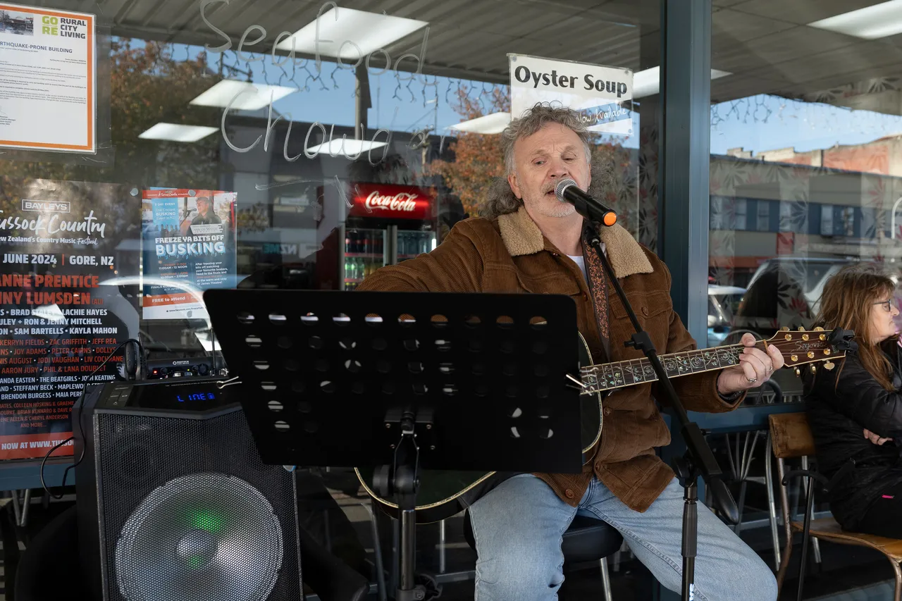 man playing guitar