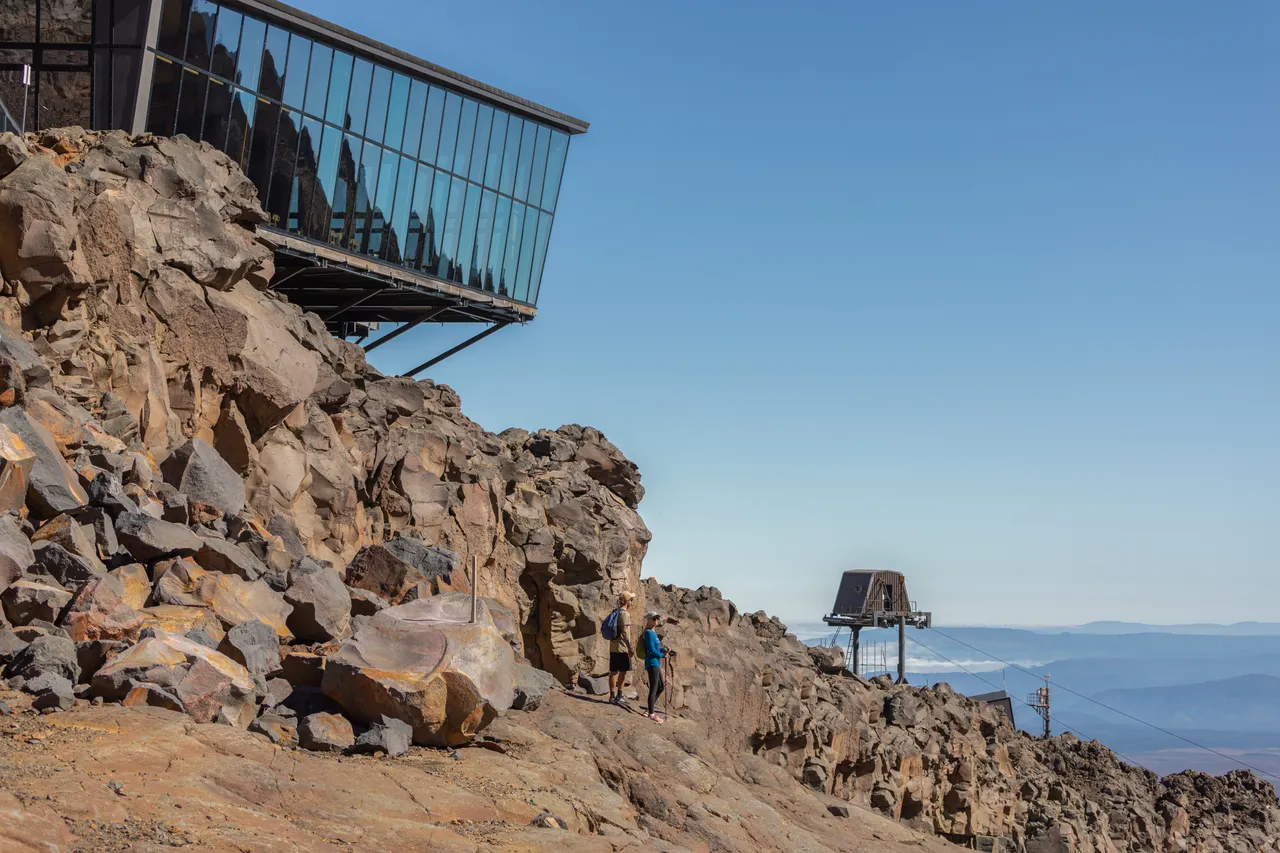 Whakapapa Skifield in summer