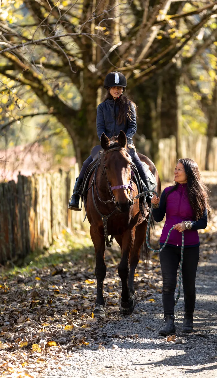 Hores riding at Blue Duck Station