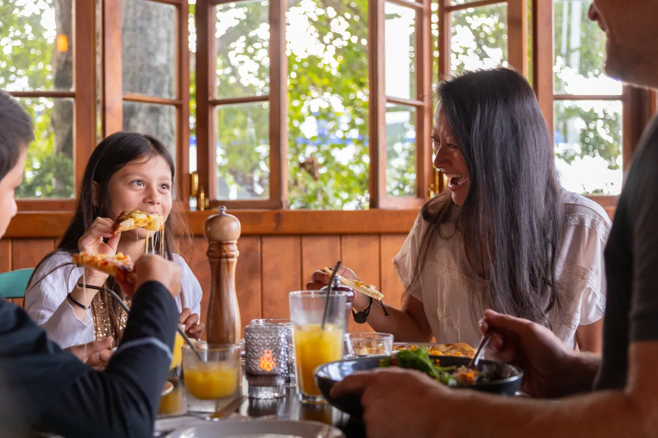 Family Meal at Cyprus Tree Ohakune