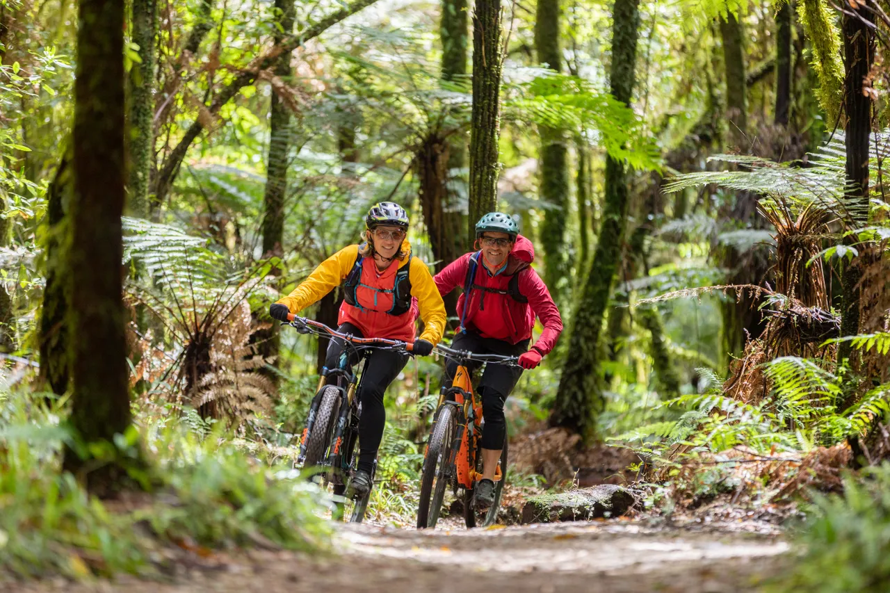 People on bikes