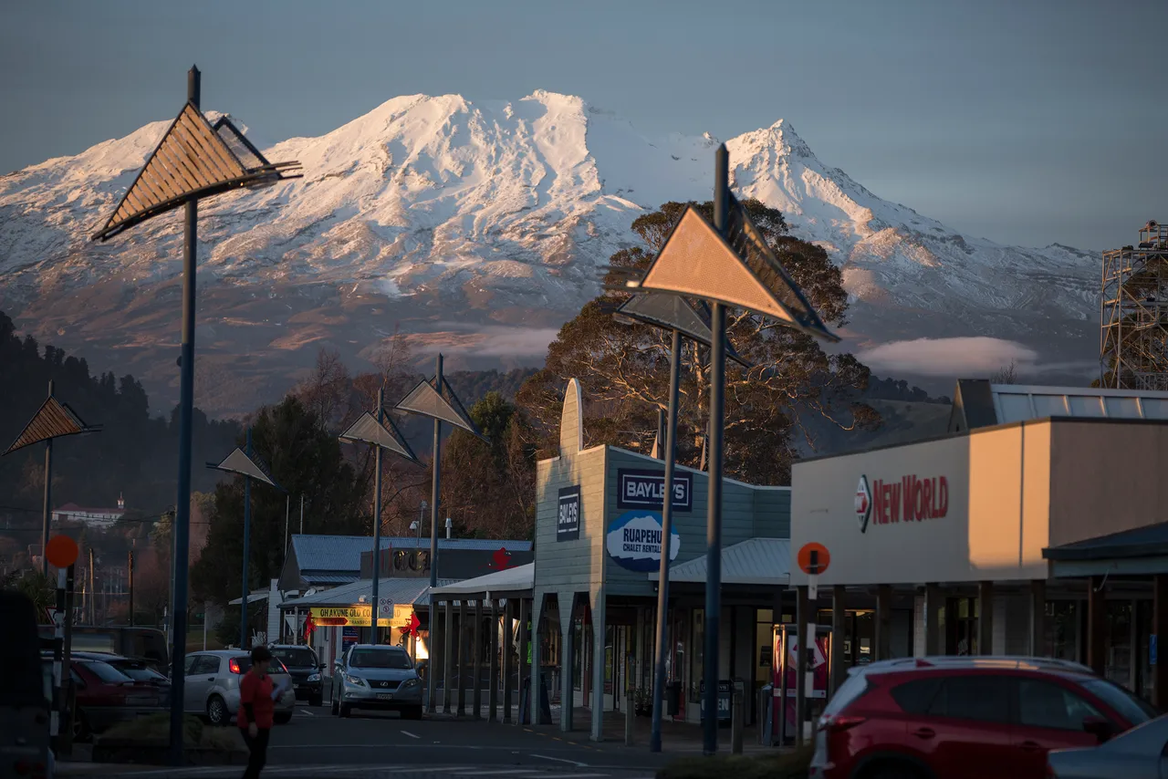 Ohakune - one of Ruapehu's unique alpine towns.