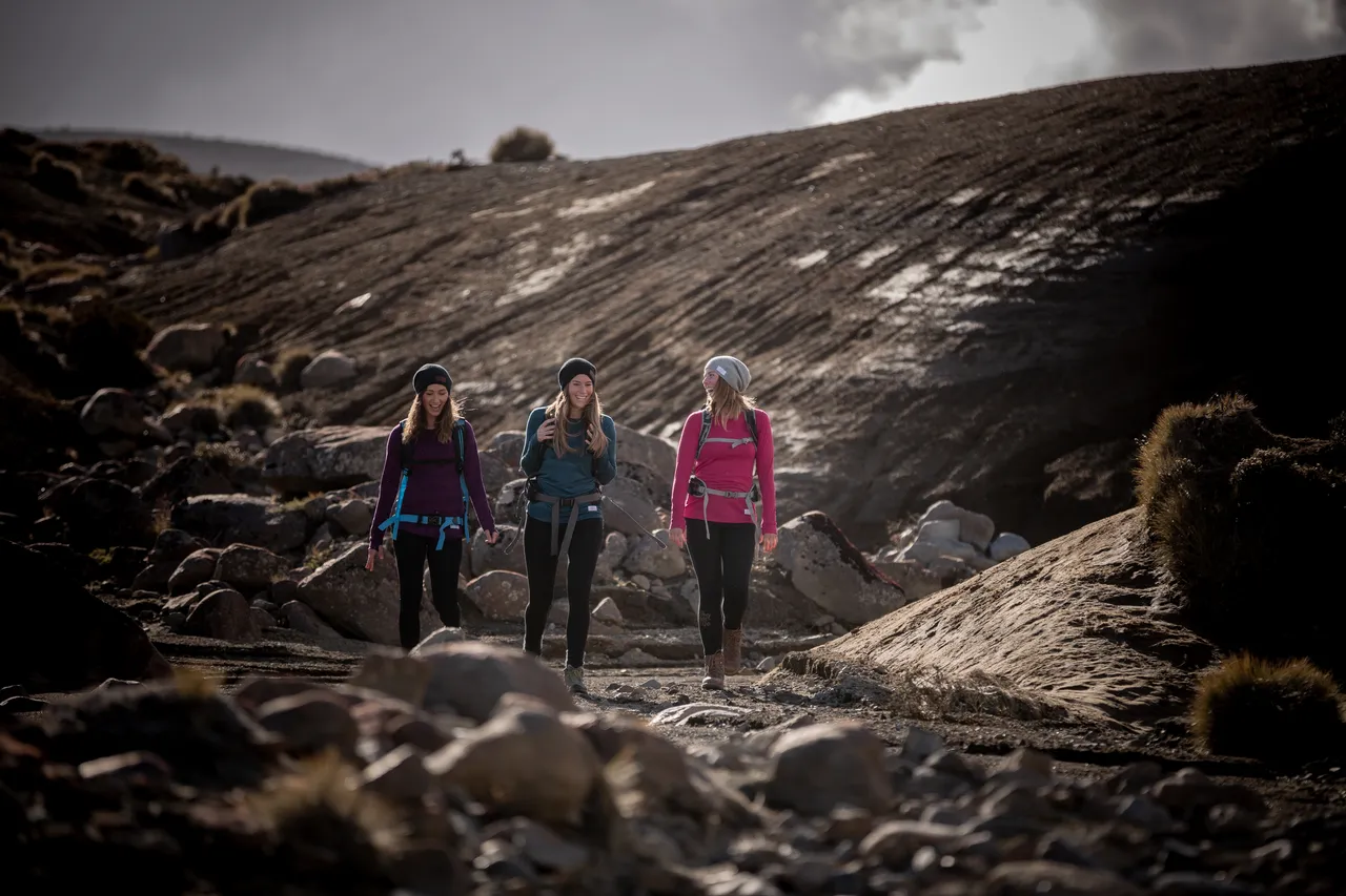Hiking in the Tongariro National Park - Credit Opus Fresh Apparel Co. (2)
