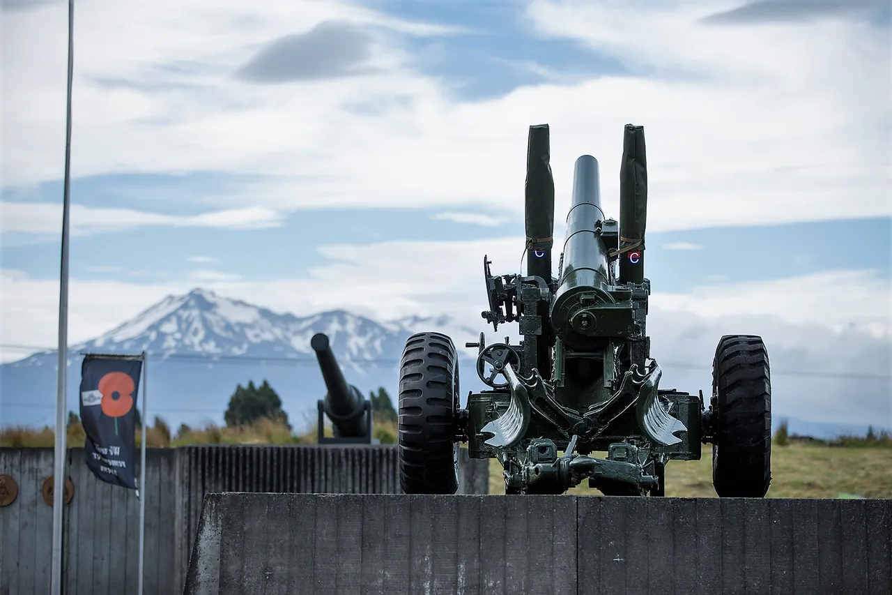 Army Canon at National Army Museum - Waiouru
