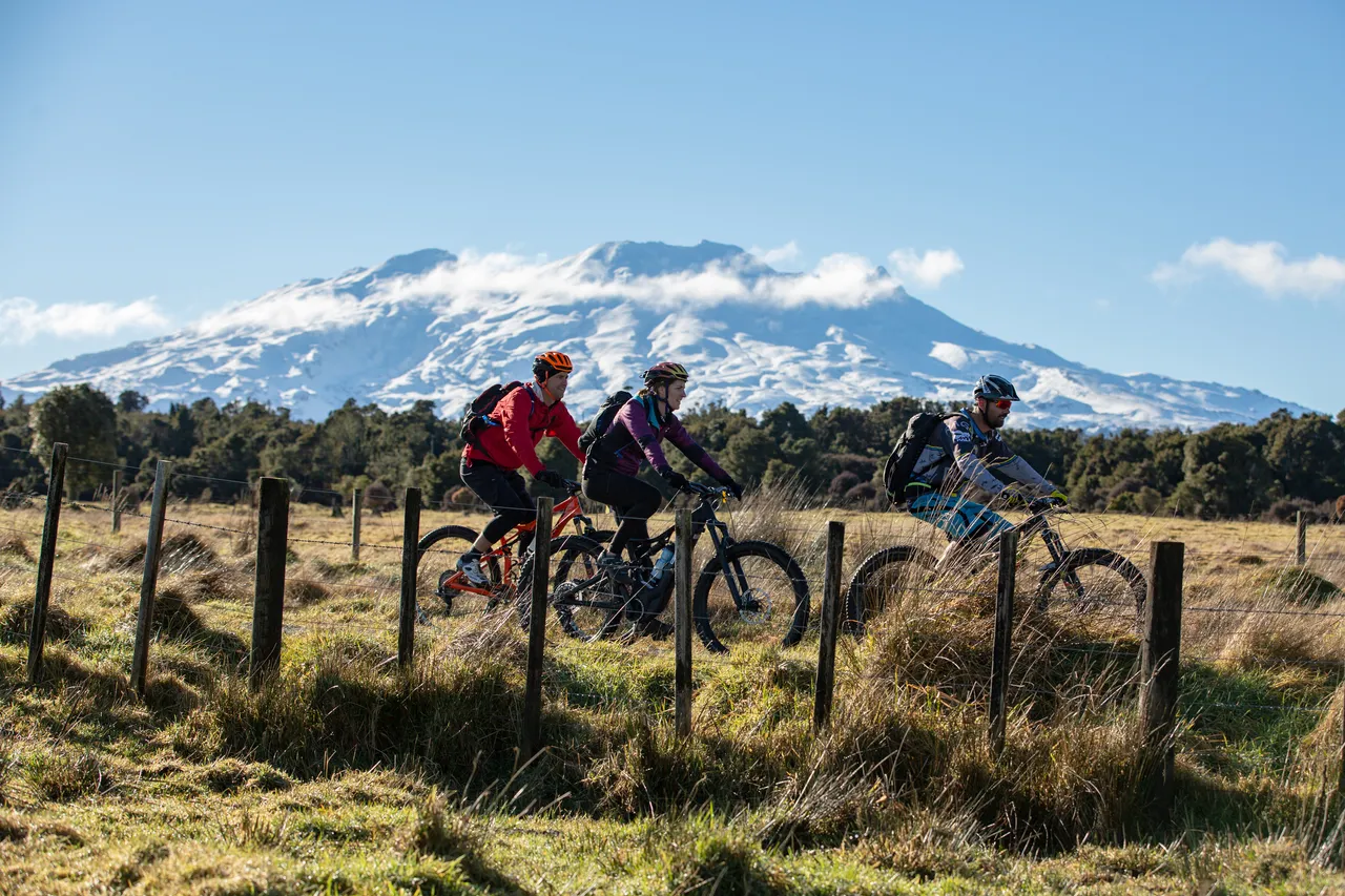 Biking the Ohakune Old Coach Road