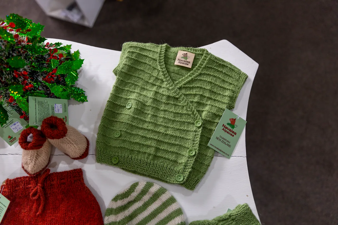 Clothing Made from Alpaca wool at Nevalea Alpacas