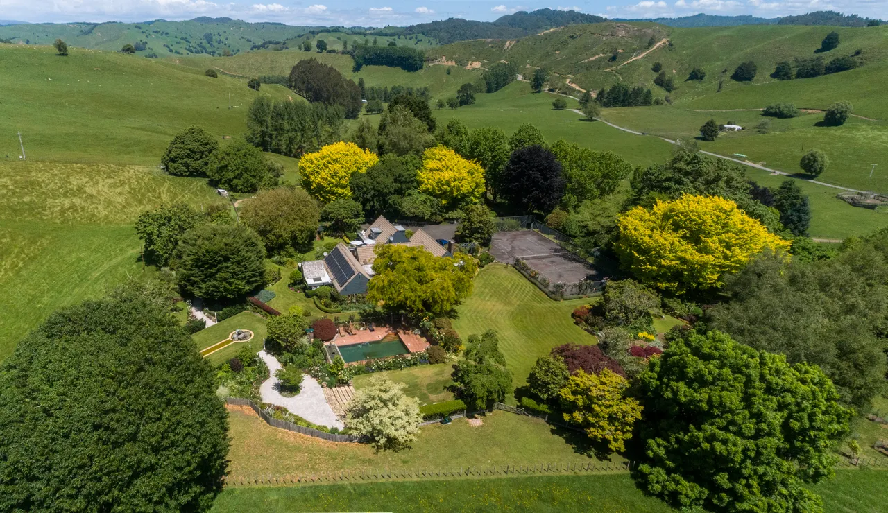 Omaka Lodge From Above