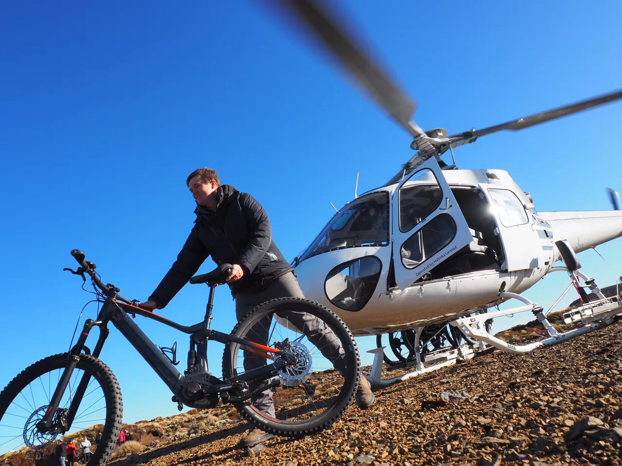 Ready, Set, Go! Kaimanawa Alpine Adventures Mountain Biking Trek Begins.
