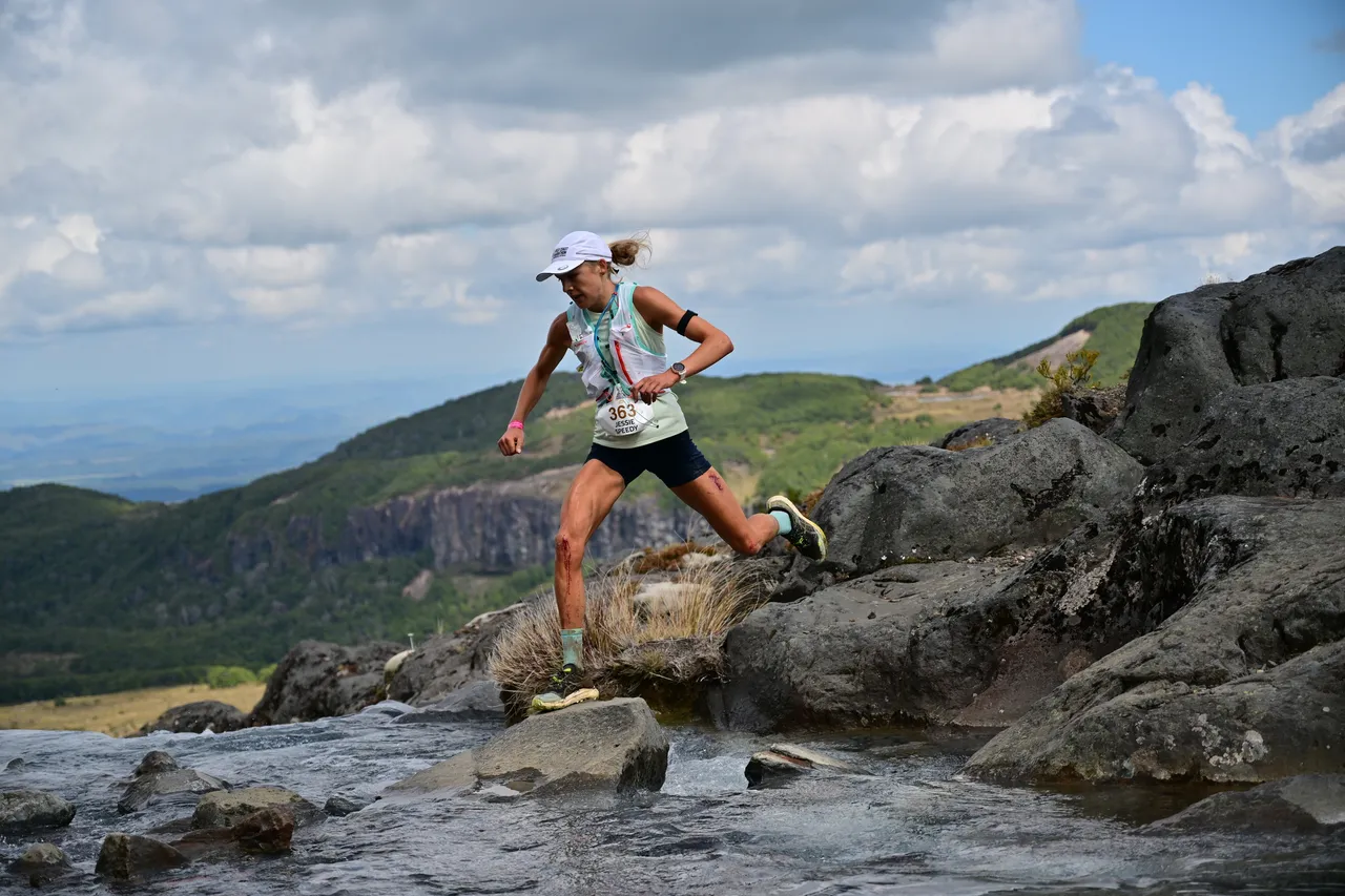 Runner at The Goat Tongariro