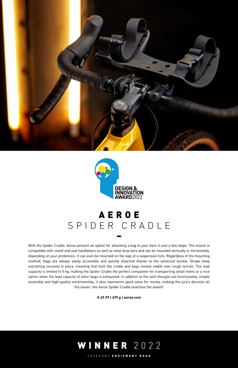 DIA aeroe Handlebar Cradle Award 2022