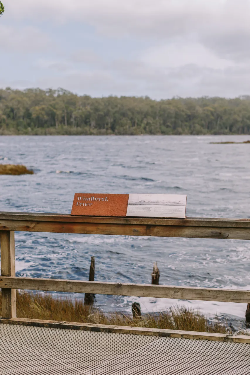 Signage on Sarah Island