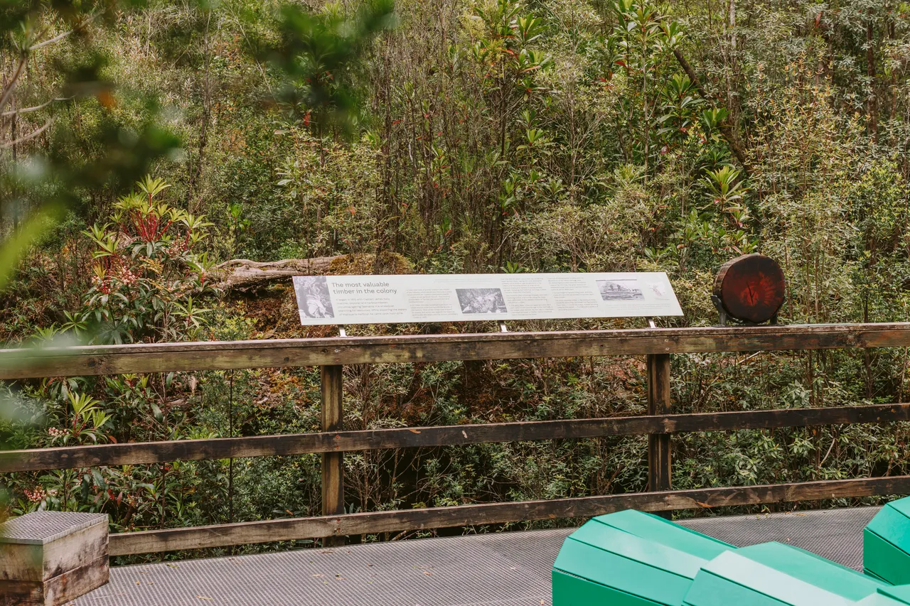 Signage on Heritage Landing