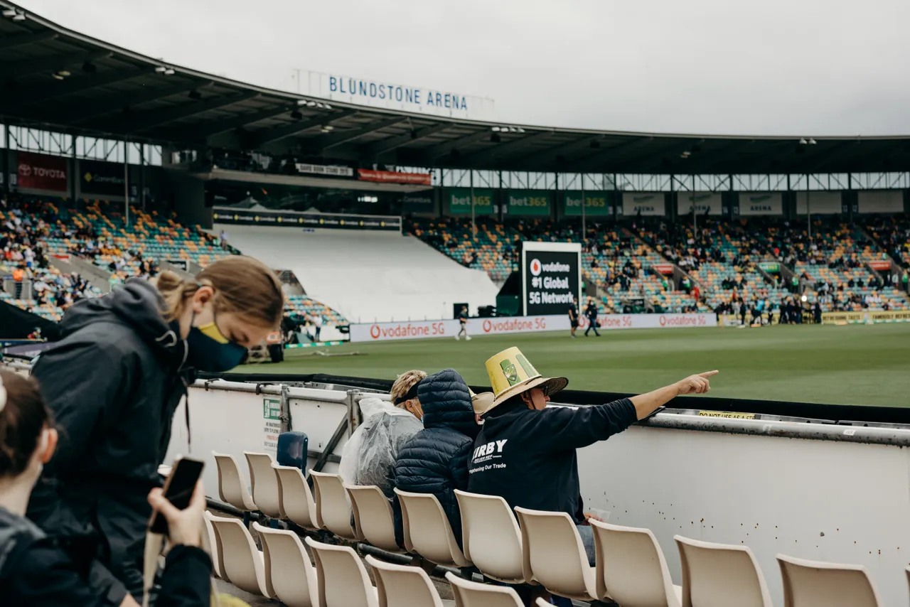The Ashes 2022 at Blundstone Arena