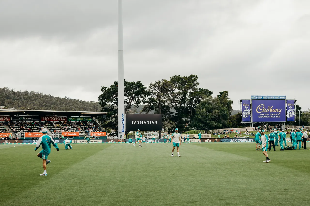 The Ashes 2022 at Blundstone Arena