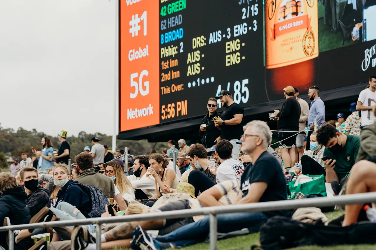 The Ashes 2022 at Blundstone Arena