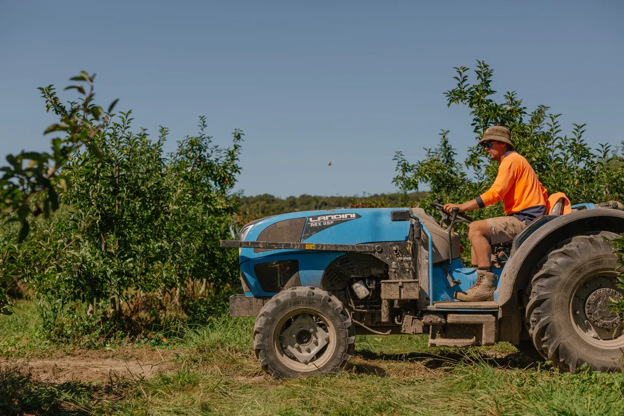 Man on Tractor