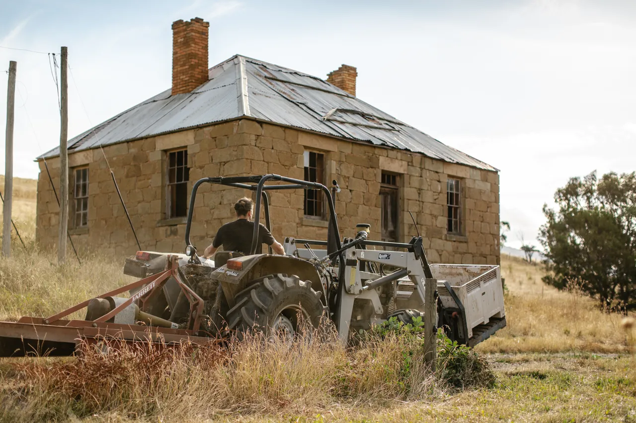 Man on Tractor