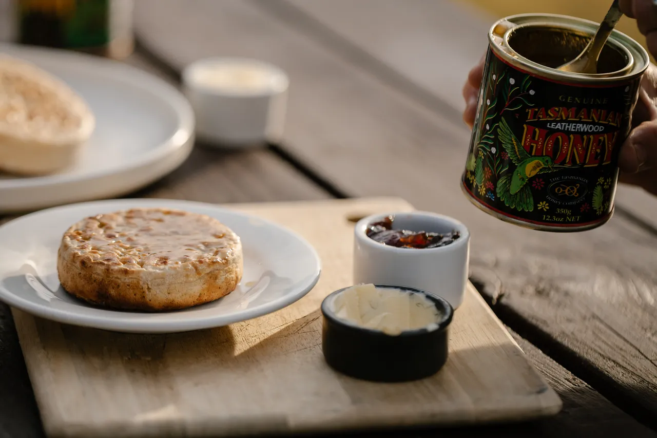 Crumpets with Honey