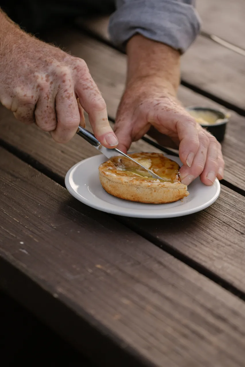 Crumpets with Honey