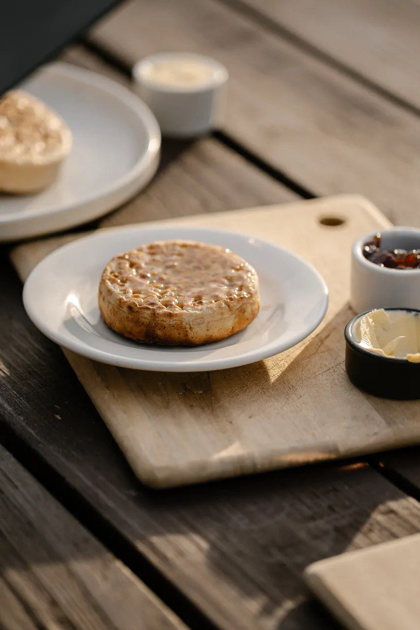 Crumpets with Honey