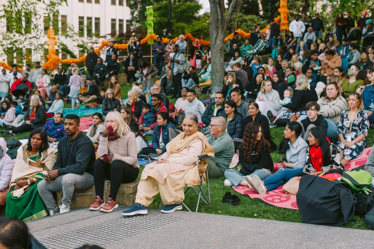 Diwali Festival of Lights Crowd