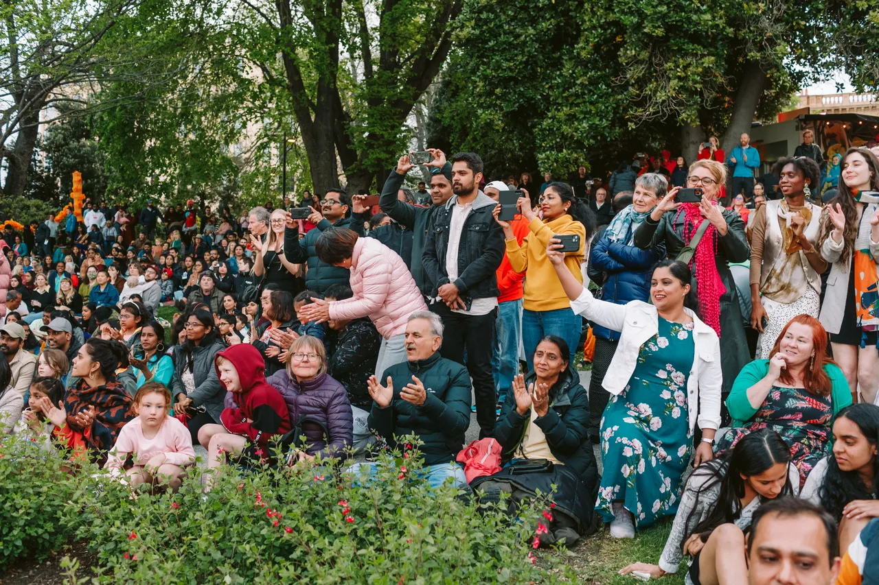Diwali Festival of Lights Crowd