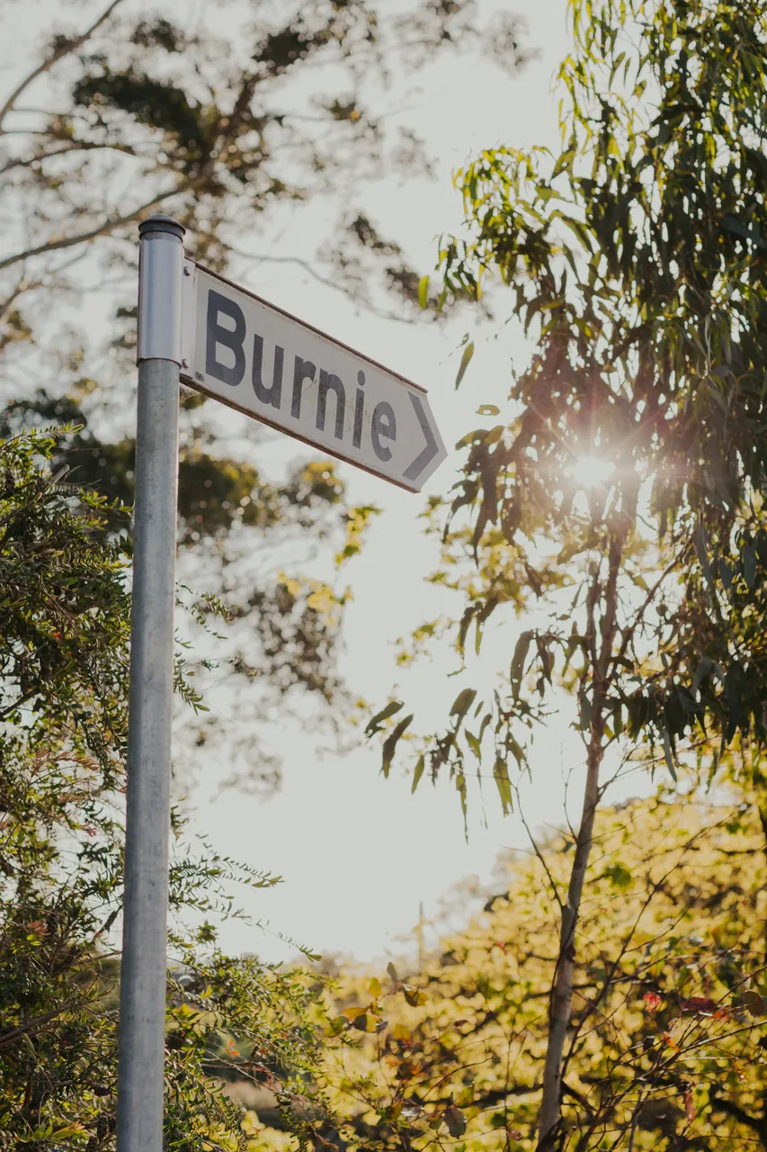 Burnie Street Sign