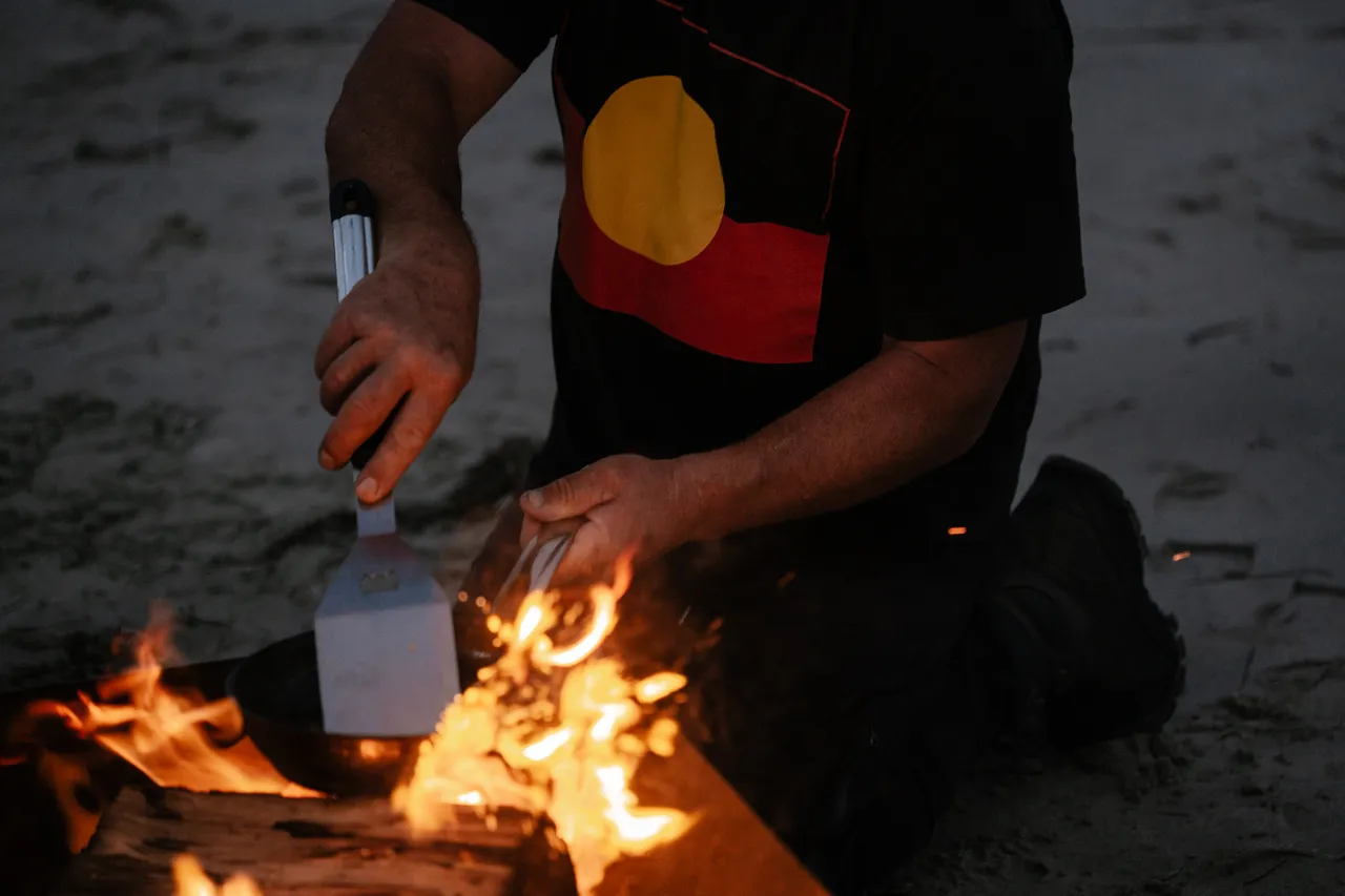 Cooking Abalone on a Campfire