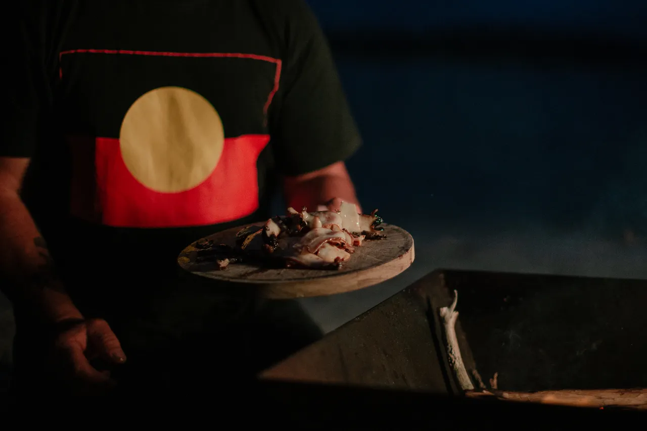 Cooking Abalone on a Campfire