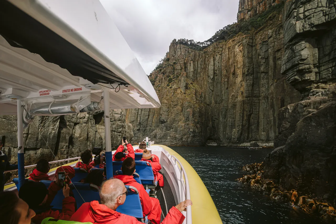 Sea Cliff Views on Pennicott Wilderness Journeys Cruise