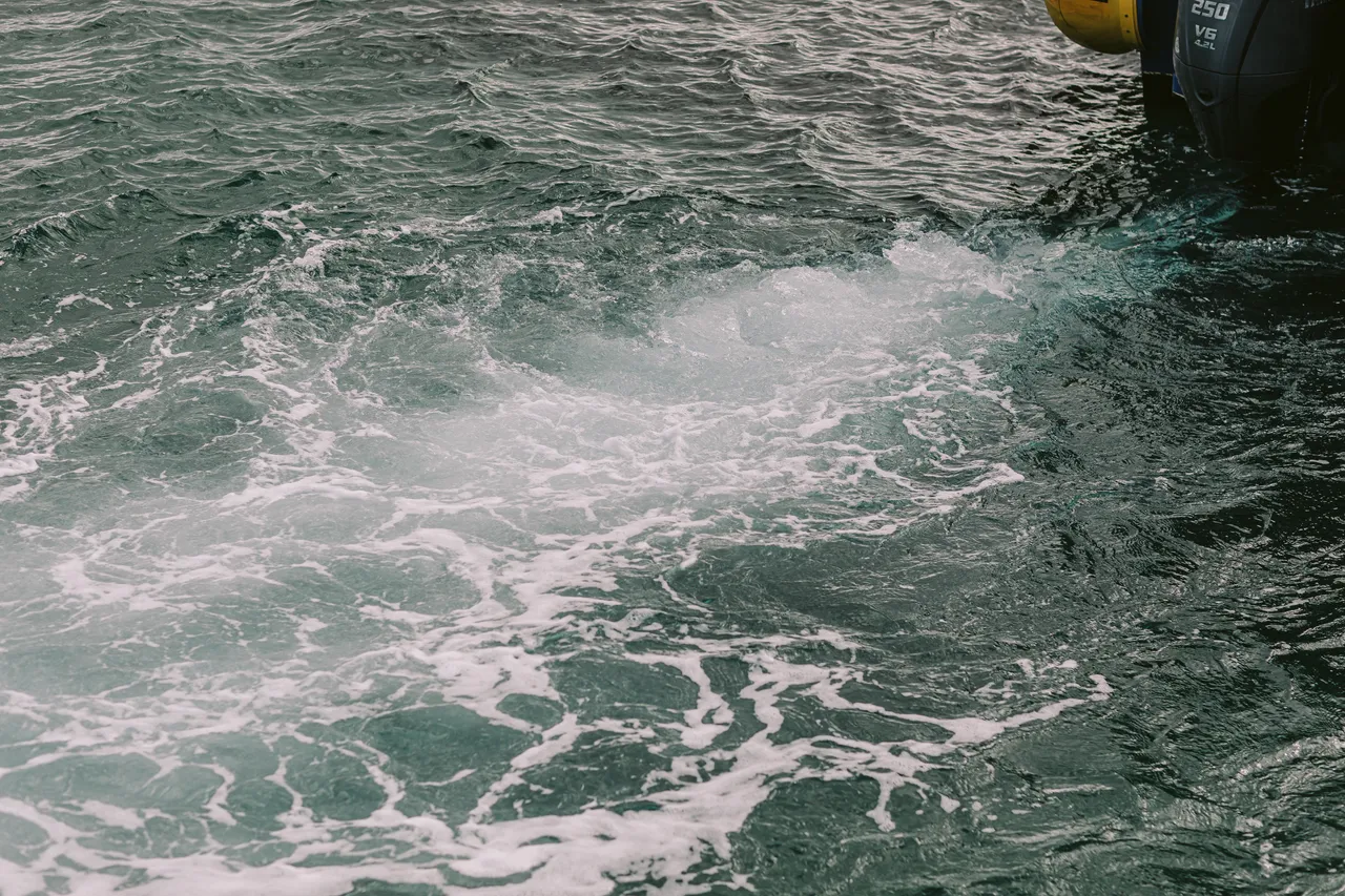 Boat Propeller in Ocean