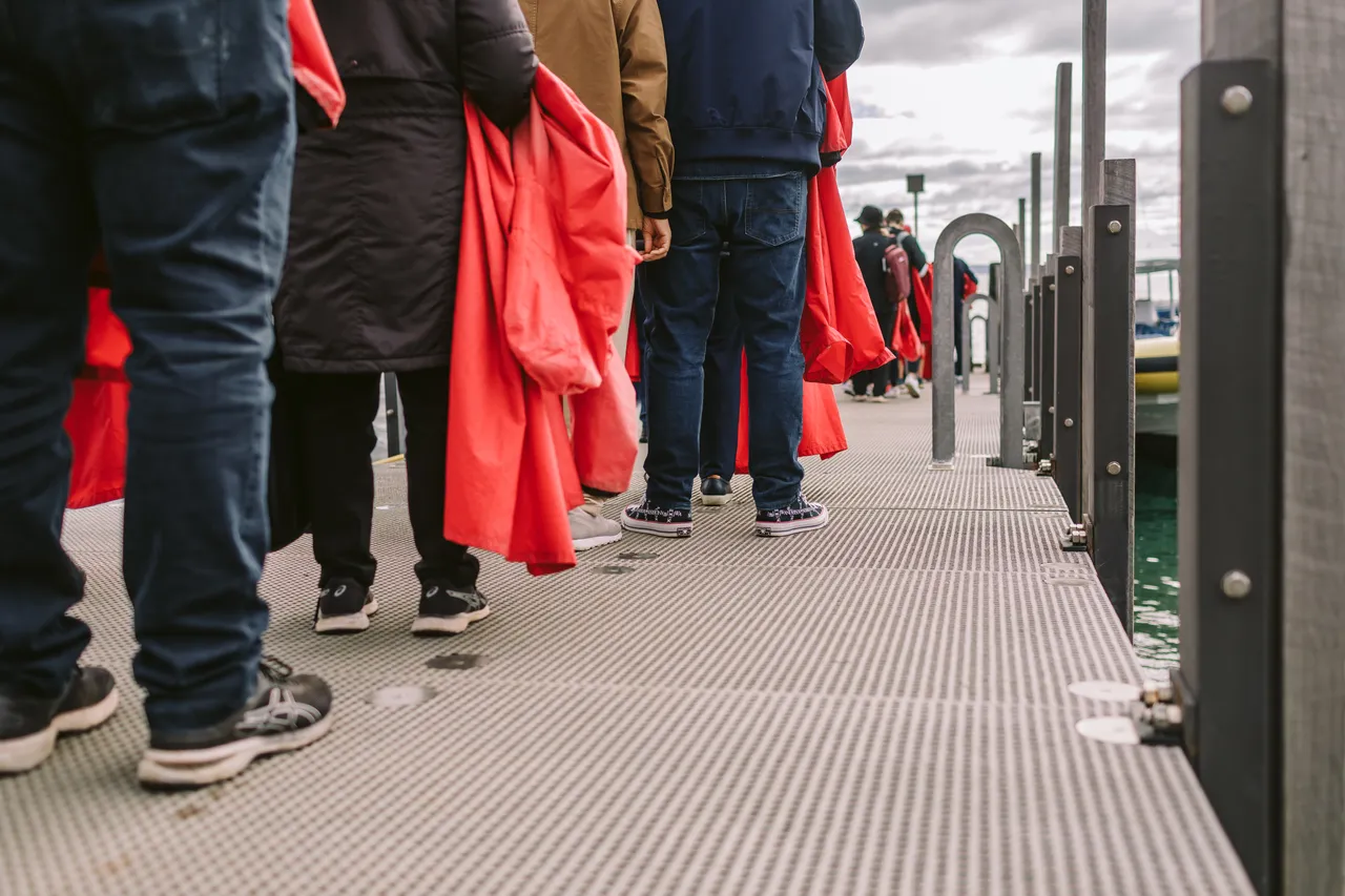 People Lining Up