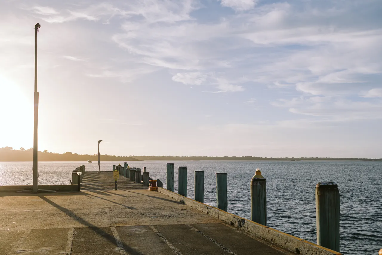 Lady Barron Pier at Sunrise