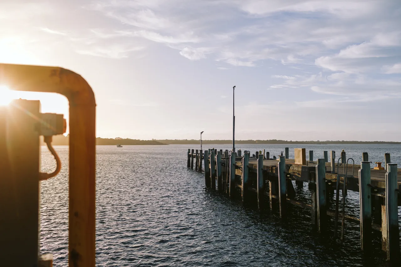 Lady Barron Pier at Sunrise