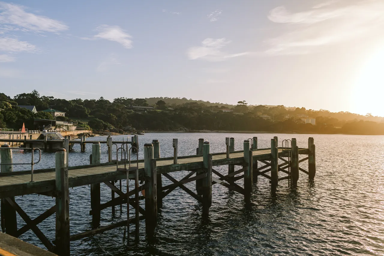 Lady Barron Pier at Sunrise