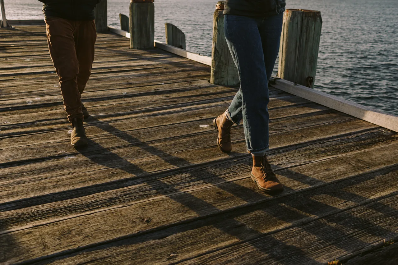 People Walking on Pier