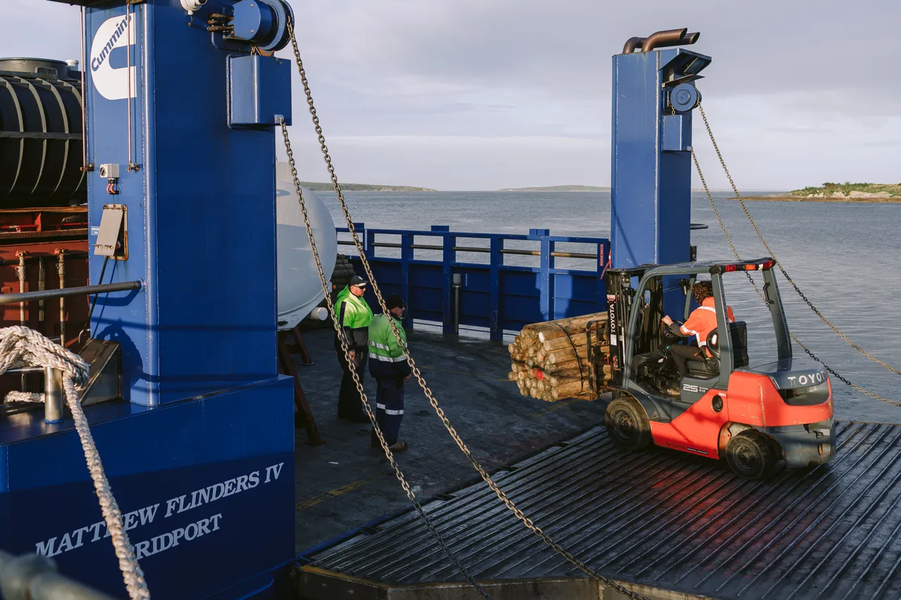 Person on Forklift