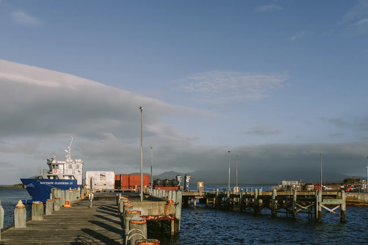 Boat Docked at Lady Barron Port