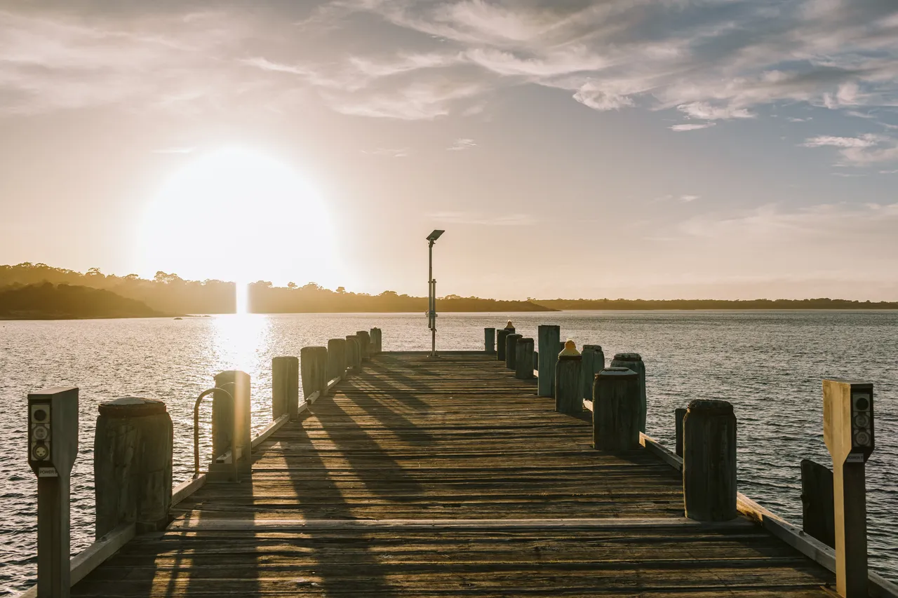 Lady Barron Pier at Sunrise