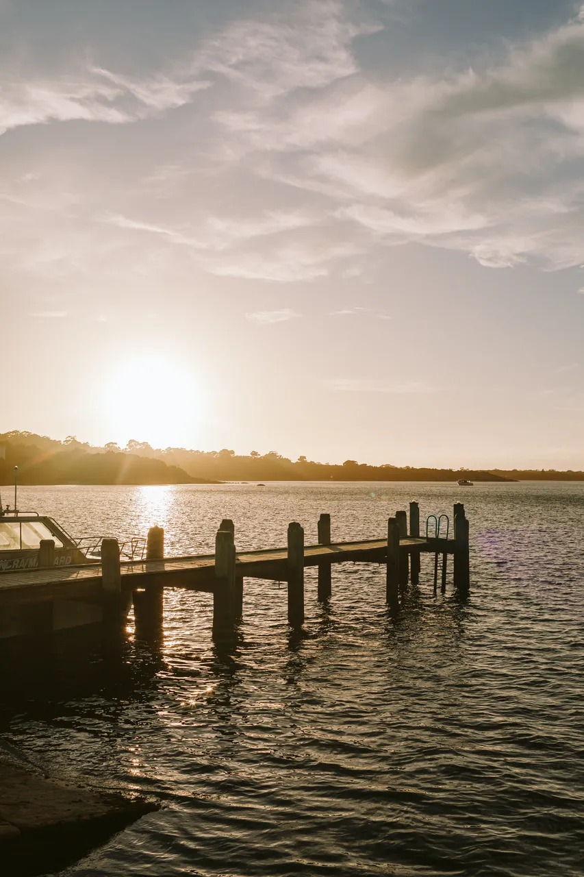 Lady Barron Pier at Sunrise