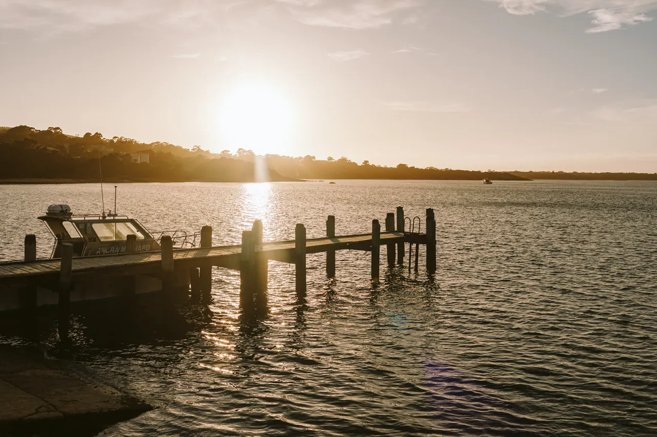 Lady Barron Pier at Sunrise