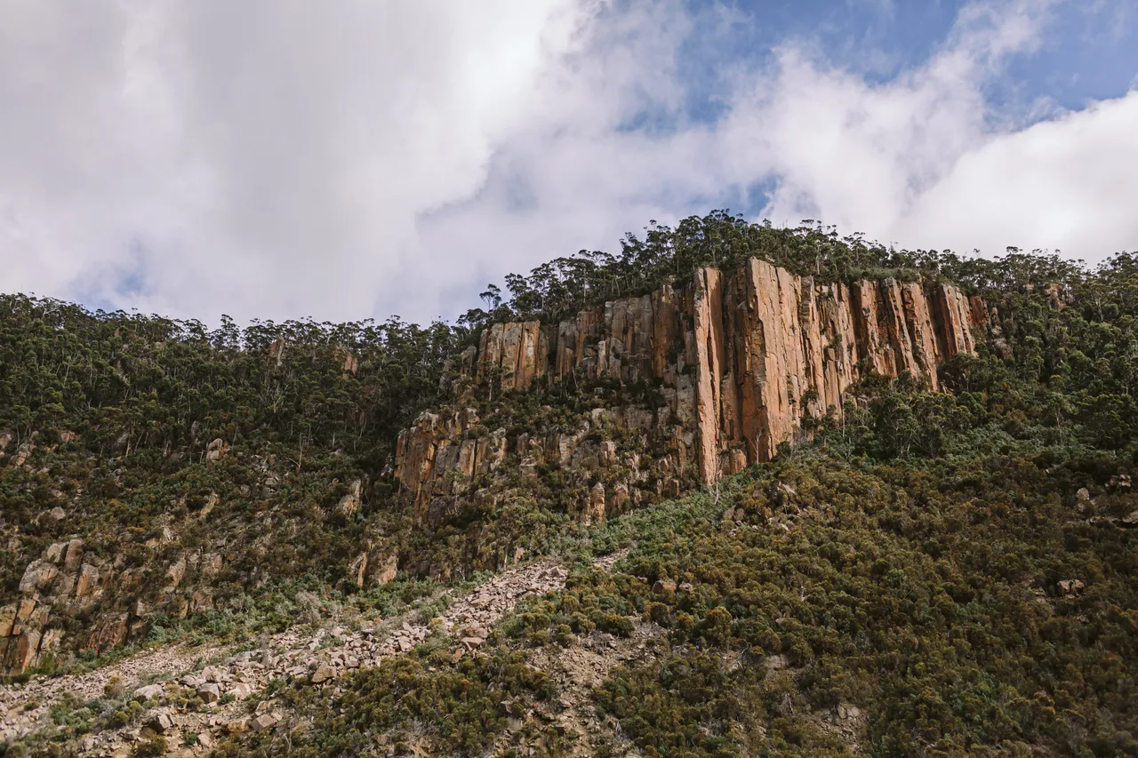 Sea Cliffs off Bruny Island