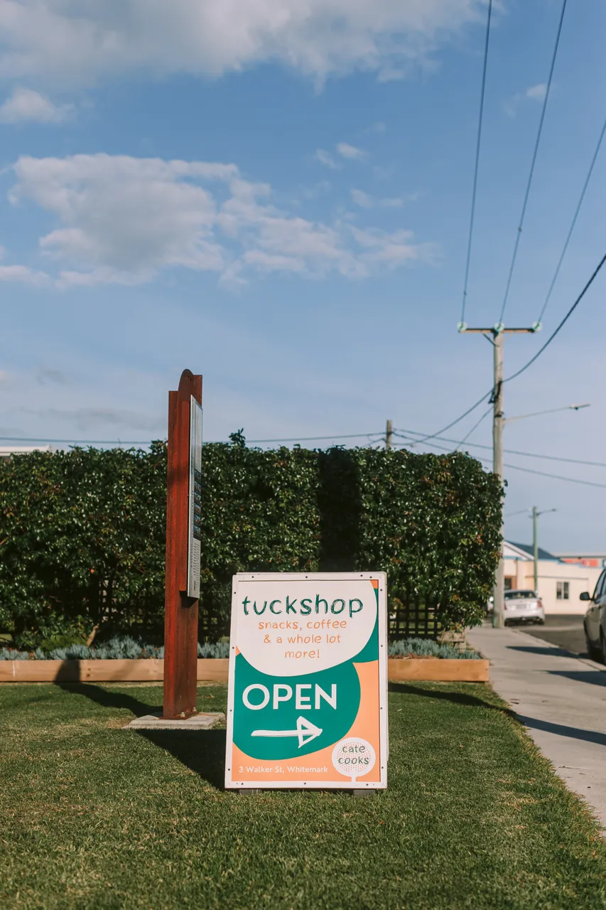 Tuckshop Sign in Whitemark