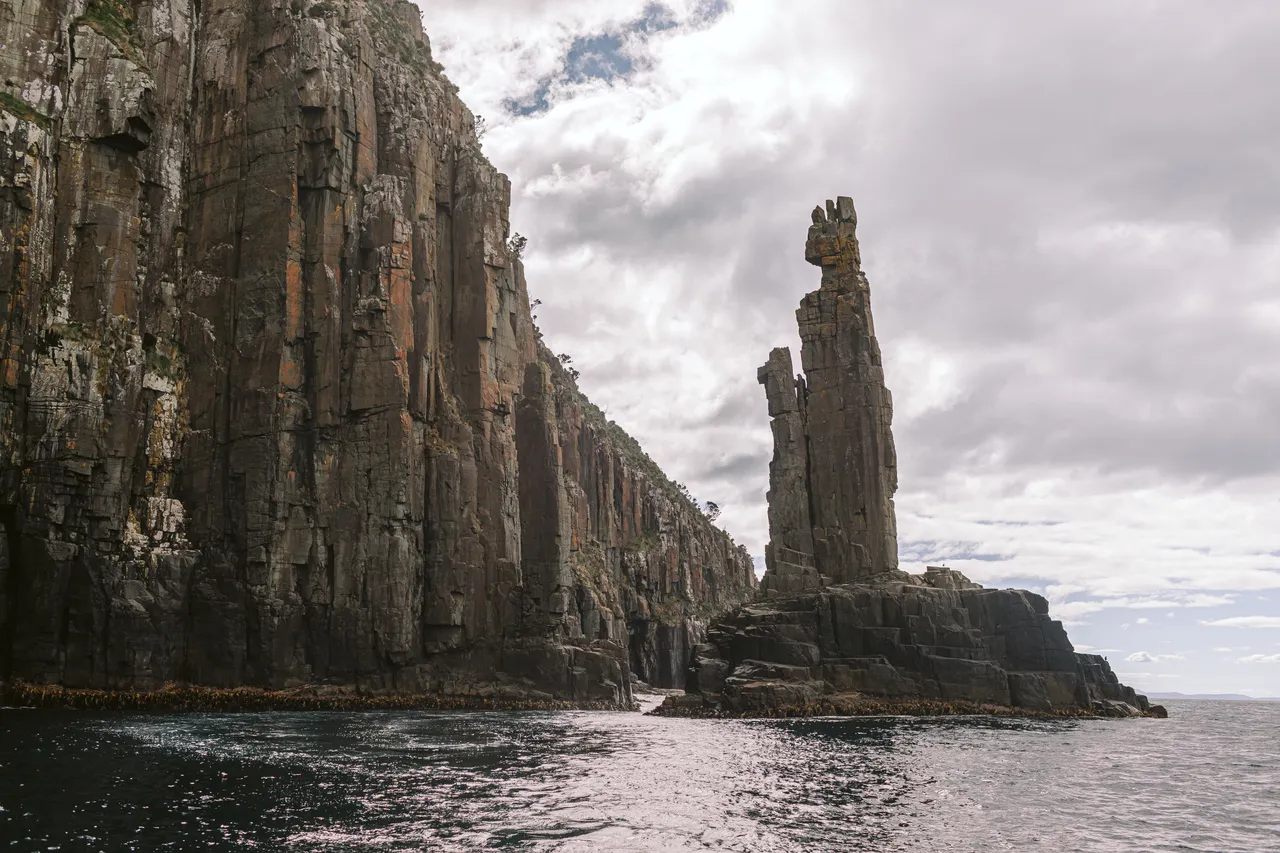 Rock Formations off Bruny Island