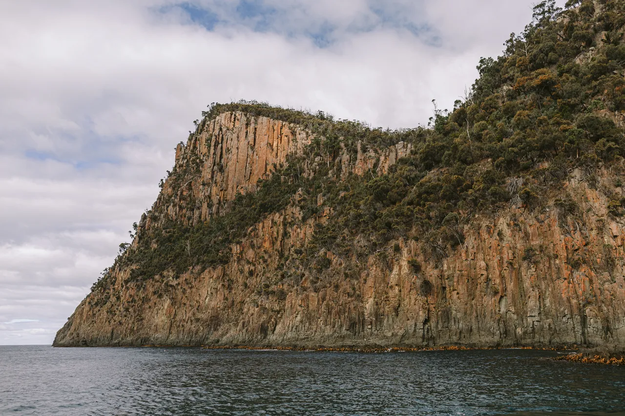 Sea Cliffs off Bruny Island