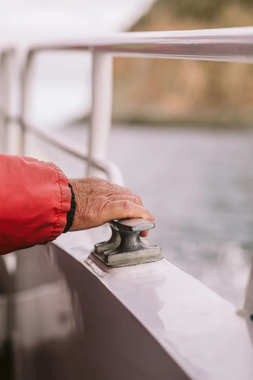 Hand Holding Boat