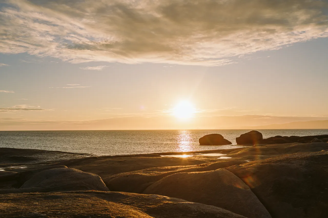 Sunset on Flinders Island