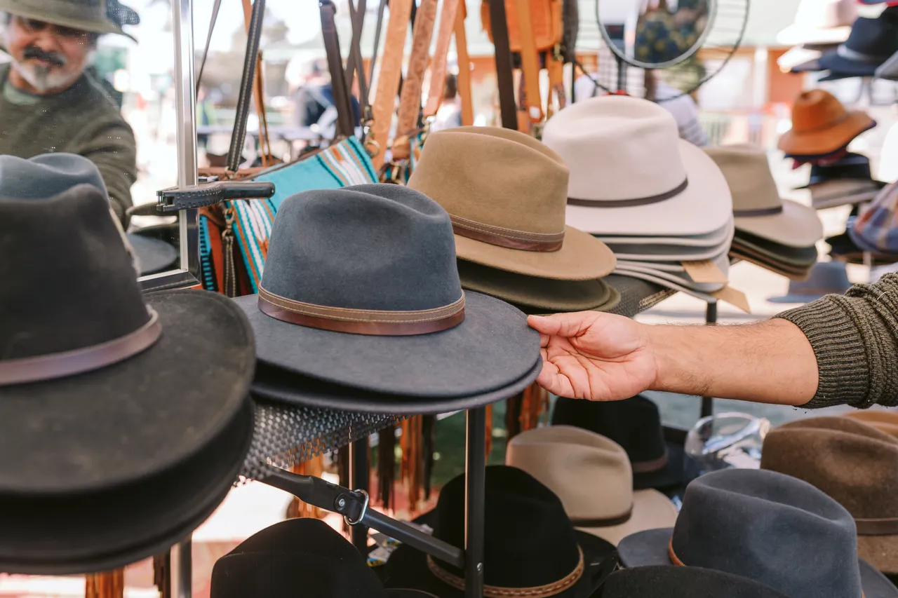 Hat Display at Agfest